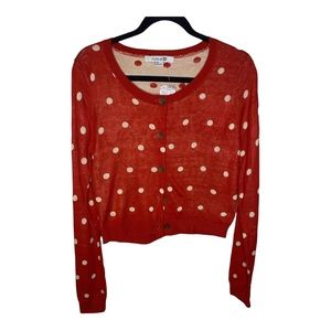 New polka dot sweater (cross posted) FREE GIFT WITH PURCHASE